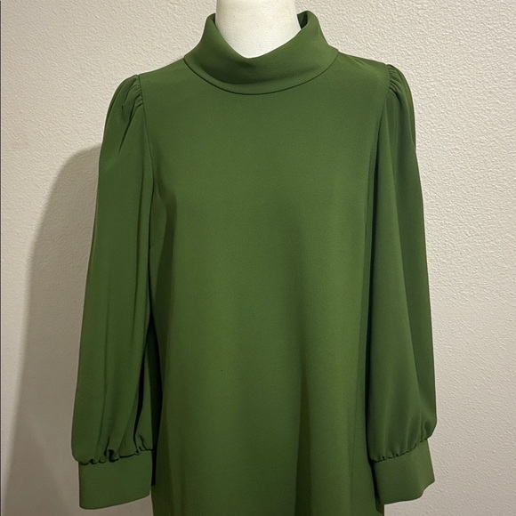Alex Marie Heidi Funnel Neck Long Sleeve Social Dress Classic Christmas Preppy - Picture 4 of 11